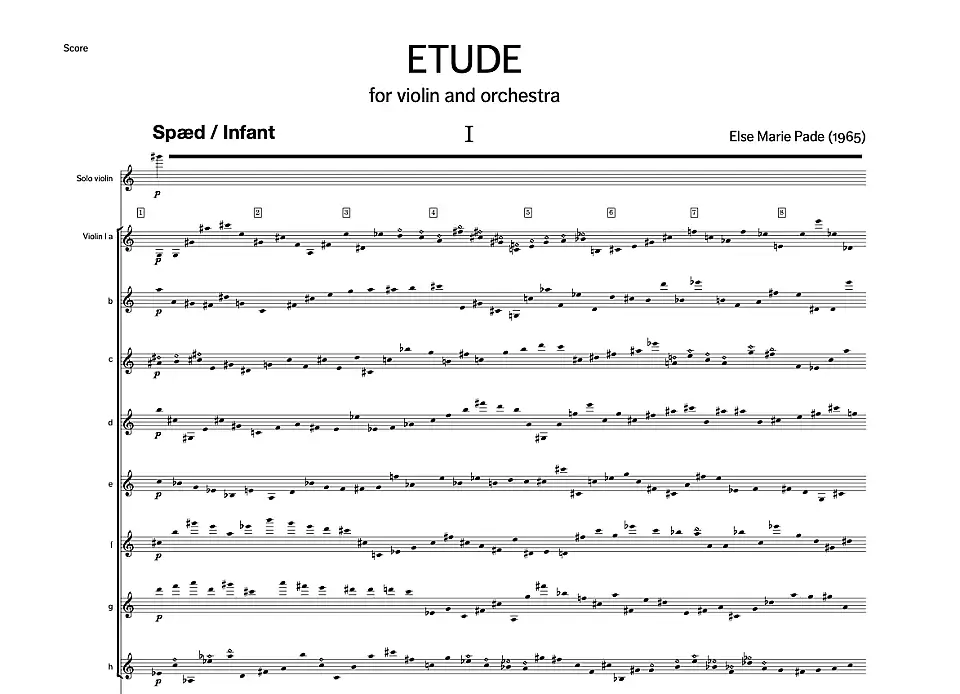 Else Marie Pade: Etude