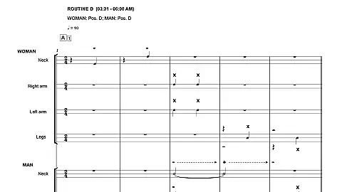 Jeppe Ernst world premiere: Nocturnes (for a human body)