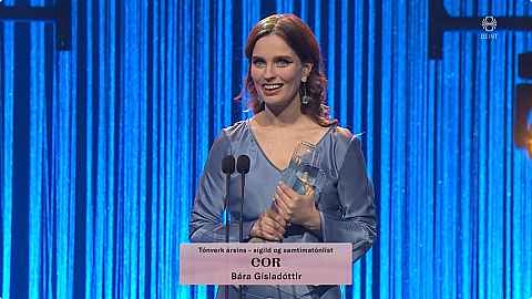 Bára Gísladóttir wins Icelandic Music Award