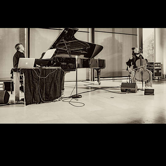 Ejnar Kanding og Josefine Opsahl uropfører Kandings Danish Golden Ages Pieces på SMK, 2019